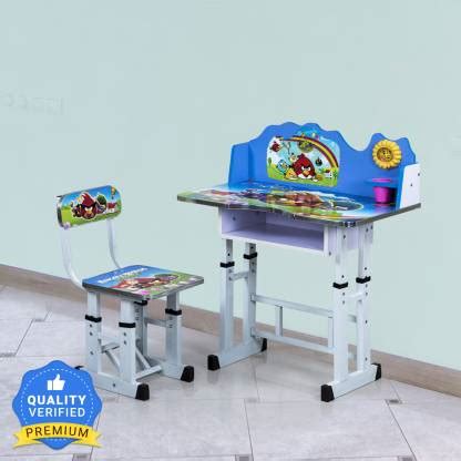 RoyalOak Angry Bird Kids Engineered Wood Study Table Price in India ...
