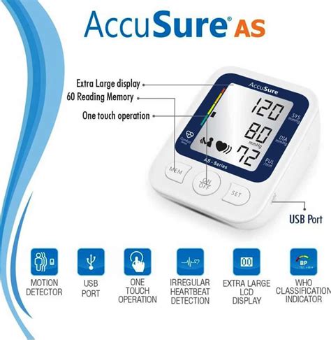 Buy ACCUSURE AS BP DIGITAL MONITOR Online & Get Upto 60% OFF at PharmEasy