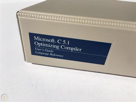 Image result for Microsoft C Optimizing Compiler