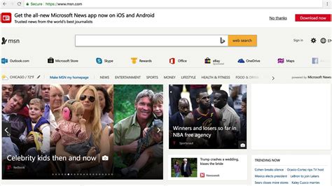 Microsoft Releases MSN Preview With All New Design, New Features ...