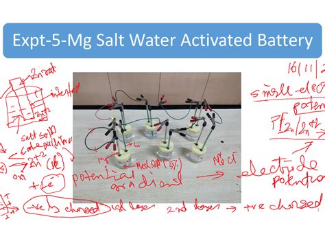 Expt-5-ppt-Mg salt water activated battery - Expt-5-Mg Salt Water ...