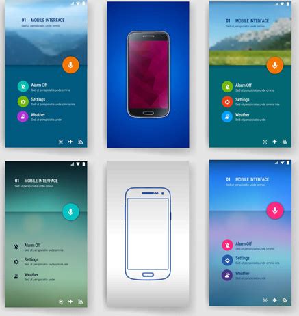 Image result for Android-App Interface Template