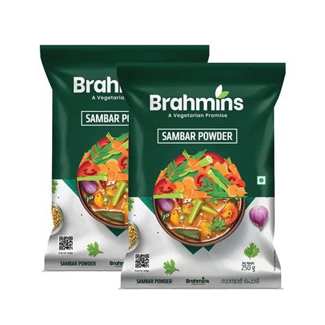 Brahmins Sambar Powder – A Vegetarian Promise| Mixed Masala for Sambar ...