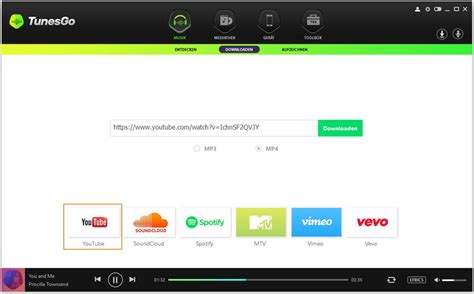 Wondershare TunesGo Anleitung- Musik von YouTube/Websites auf iTunes ...