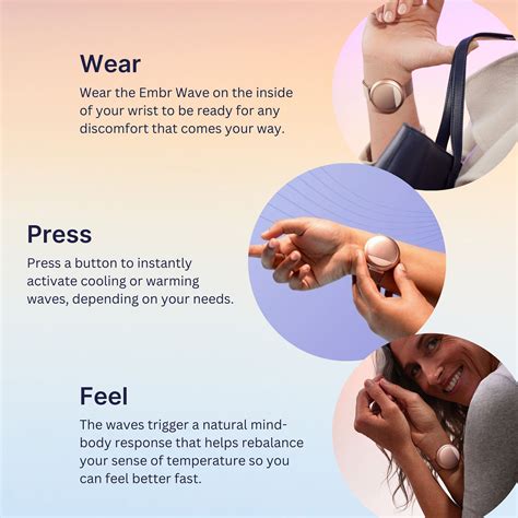 FSA Eligible Embr Wave Hot Flash Relief Wristband, Rose Gold | FSA Store