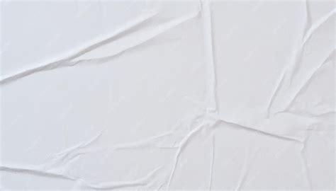 Premium Photo | White wrinkled paper texture