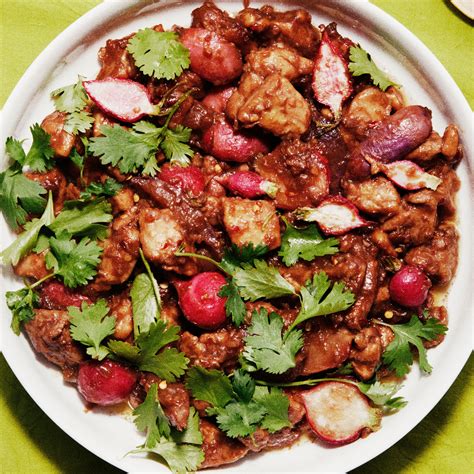 Black Vinegar Chicken With Radishes Recipe | Bon Appétit