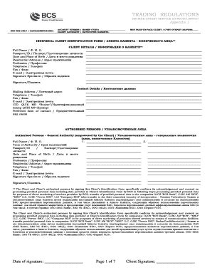 TRADING REGULATIONS BROKER CREDIT SERVICE (CYPRUS) LIMITED Appendix 1 ...