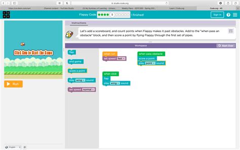Image result for Flappy Bird Code.org Code