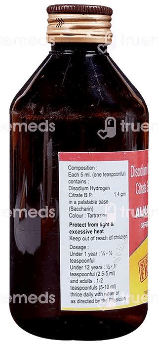 Alkasol 1.4 GM Syrup: Uses, Side Effects, Price & Substitutes