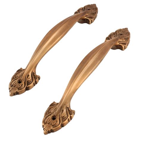 Indian-Shelf Brass Door Handle | European Door Pull | Gold Door Handles ...