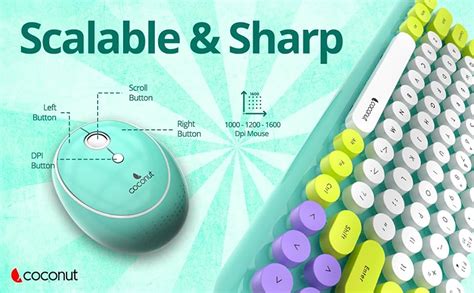 Amazon.in: Buy Coconut Bling Typewriter Inspired 2.4GHz Retro Wireless ...