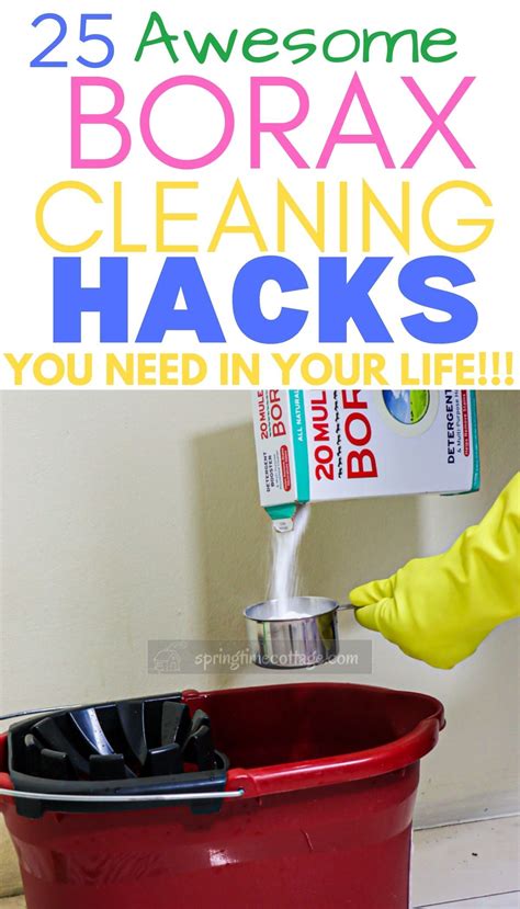 32+ Borax Cleaning Hacks for a Sparkling Home