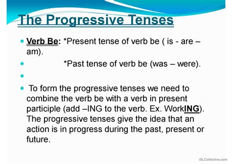 Progressive Tenses Ppt