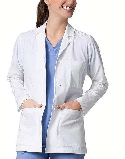 AJAY White Lab Coat for Chemistry Lab Students : Amazon.in: Industrial ...