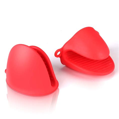 Bagonia Set of 2 Silicone Microwave Oven Heat Resistant Pinch Grip ...