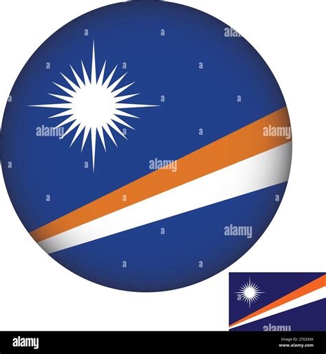 Marshall Islands Flag Round Shape Vector Stock Vector Image & Art - Alamy