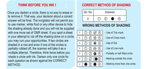 KCET 2026 OMR Sheet – Sample (PDF Download), Instructions, Carbon Copy ...