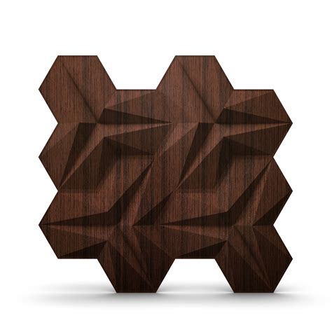 Buy Elevate Non-Self Adhesive 3D Wall Panel | Model 5003 | Walnut Wood ...