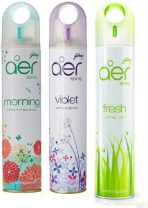 Godrej Aer MORNING MISTY MEADOWS, VOILET VELLY BLOOM, FRESH LUSH GREEN ...