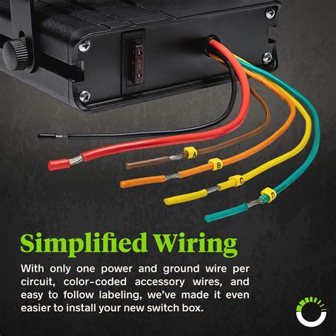 4-Gang 12V Rocker Switch Box [20 Amp Max.] [12 AWG Wires][12 Volt DC ...