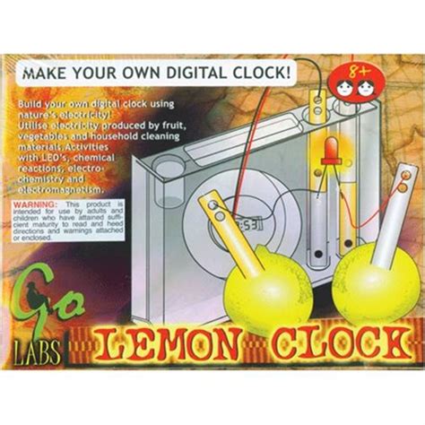 Lemon Clock Science Kit & Electric Circuit by Tree of Knowledge at MG ...