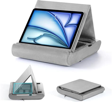 Amazon.com: KDD Tablet Pillow Stand with Storage, Foldable Ipad Holder ...