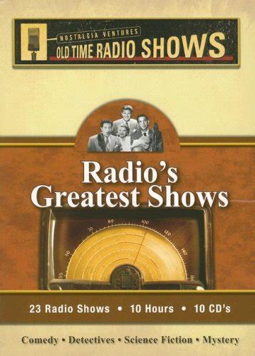 Buy Radio's Greatest Shows (Nostalgia Ventures Old Time Radio Shows ...