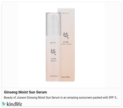Beauty of Joseon: Ginseng moist sun serum