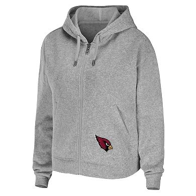 Women's WEAR by Erin Andrews Heathered Gray Arizona Cardinals Team Full ...