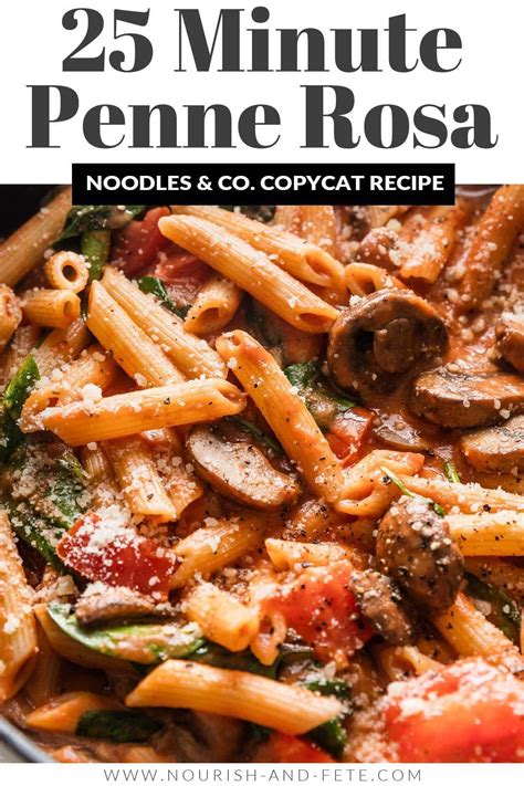 Penne Rosa | Recipe | Penne recipes, Penne dish, Penne rosa recipe