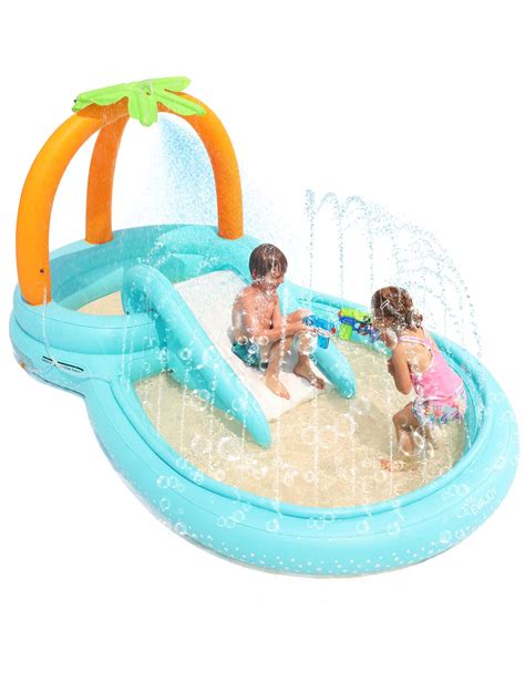 Image result for Inflatable Pool Slides for Inground Pools