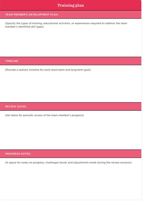 Employee Development Plan Examples 的图像结果