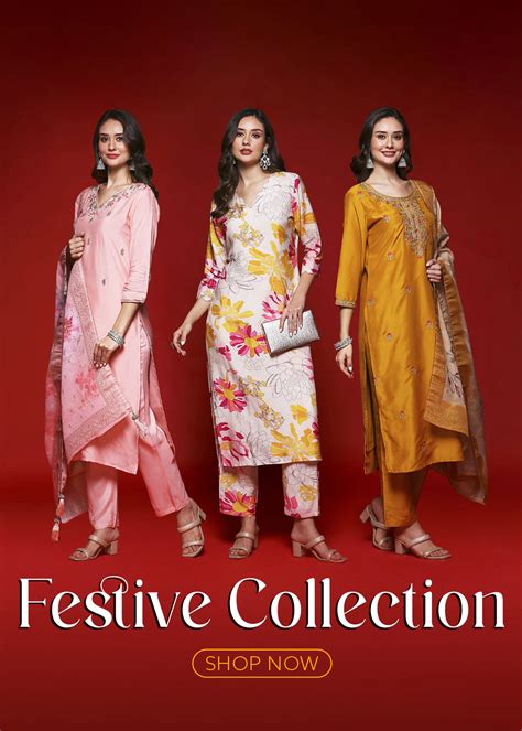 Women Clothing-Buy Designer Ethnic Wear, Ethnic Suits, Bottoms Online