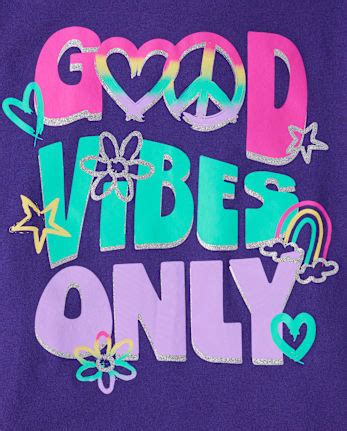 Girls Short Sleeve Good Vibes Graphic Tee 5-Pack - MULTI | The Children ...