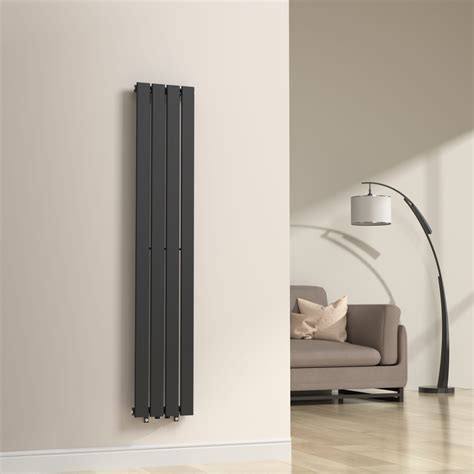 Radiateur à panneau plat Nore 540 W acier 160 x 30 cm noir [neu.haus ...