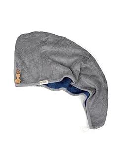 Doctor Towels | Banana Terry Hair Towel with Adjustable Buttons to Wrap ...