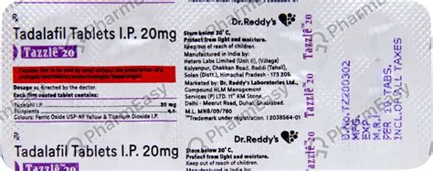 Tazzle 20 MG Tablet (10): Uses, Side Effects, Price & Dosage | PharmEasy
