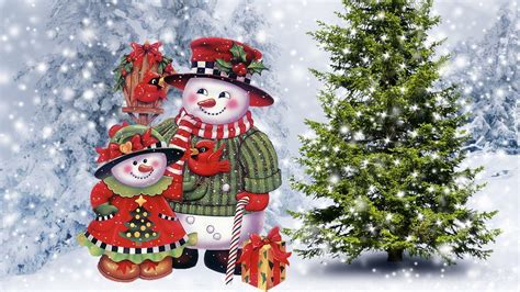 Christmas Snowman Wallpapers - Wallpaper Cave