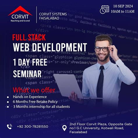 Learn Full Stack Web Development with Mern ?, Corvit Systems Faisalabad ...