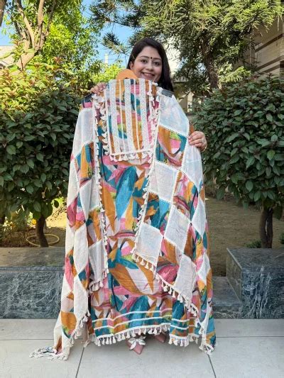 Pure cotton hakuba with pom pom 999 116