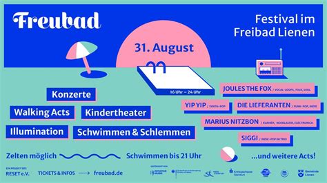 FREUBAD FESTIVAL LIENEN - Die Lieferanten, Marius Nitzbon, Siggi ...