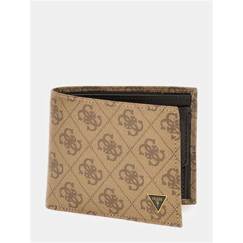 Buy Guess Mito Beige Printed Bi-Fold Wallet Online