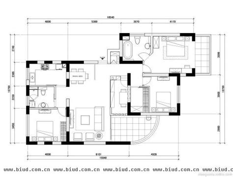 紫悦府1期A4户型图,4室2厅2卫123.23平米- 成都透明房产网