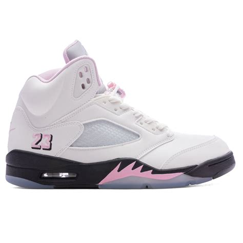 Air Jordan 5 Retro OG '35th Anniversary' - White/Med Soft Pink/Black – Feature