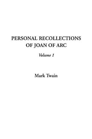 Buy Personal Recollections of Joan of Arc Book Online at Low Prices in ...