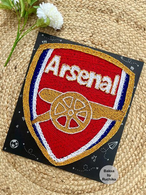Arsenal Club Logo String Art – baksabyr