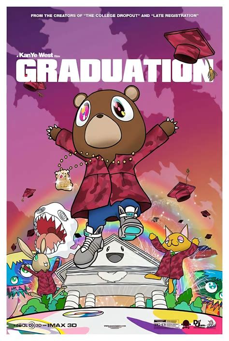Kanye West Graduation Bear Poster
