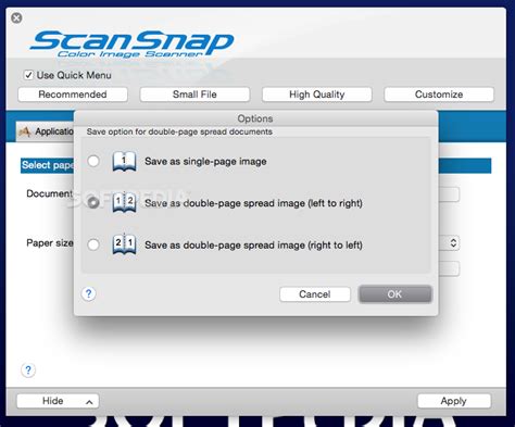 Fujitsu ScanSnap Software 的图像结果