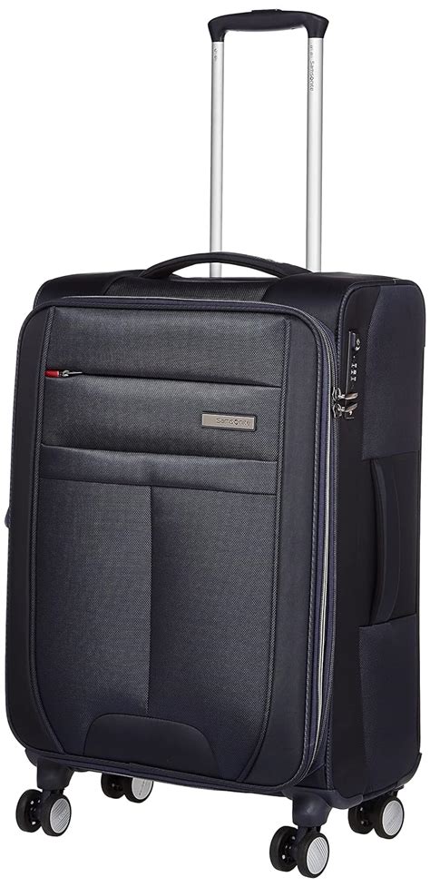 Samsonite Synch 67 Cms Polyester Softsided Medium Check-In Luggage ...